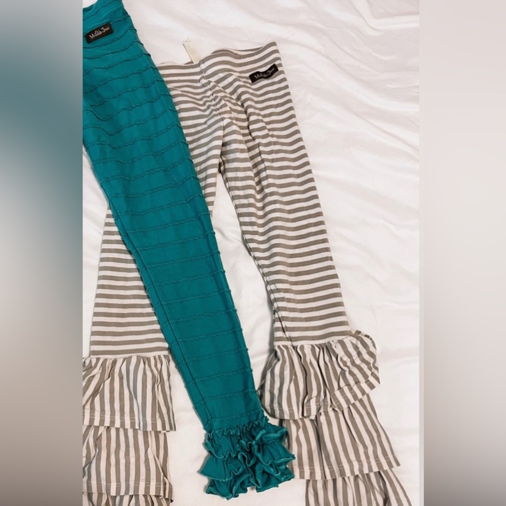 Matilda jane ruffle leggings